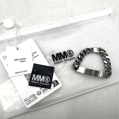 【中古品】【メンズ/レディース】 MM6 MAISON MARGIELA エムエムシックス メゾン マルジェラ SM6UY0049 CLASSIC CHAIN BRACELET クラシック チェーン ブレスレット アクセサリー 192-260109-cs-04-izu カラー：シルバー 万代Net店