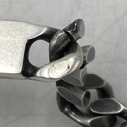 【中古品】【メンズ/レディース】 MM6 MAISON MARGIELA エムエムシックス メゾン マルジェラ SM6UY0049 CLASSIC CHAIN BRACELET クラシック チェーン ブレスレット アクセサリー 192-260109-cs-04-izu カラー：シルバー 万代Net店