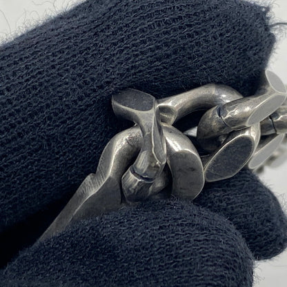 【中古品】【メンズ/レディース】 MM6 MAISON MARGIELA エムエムシックス メゾン マルジェラ SM6UY0049 CLASSIC CHAIN BRACELET クラシック チェーン ブレスレット アクセサリー 192-260109-cs-04-izu カラー：シルバー 万代Net店