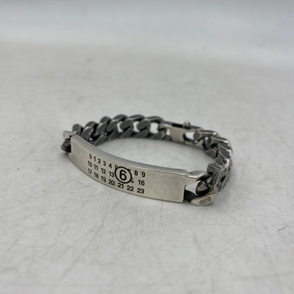 【中古品】【メンズ/レディース】 MM6 MAISON MARGIELA エムエムシックス メゾン マルジェラ SM6UY0049 CLASSIC CHAIN BRACELET クラシック チェーン ブレスレット アクセサリー 192-260109-cs-04-izu カラー：シルバー 万代Net店