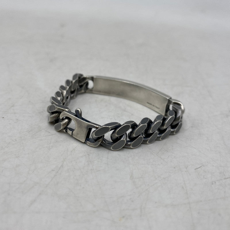【中古品】【メンズ/レディース】 MM6 MAISON MARGIELA エムエムシックス メゾン マルジェラ SM6UY0049 CLASSIC CHAIN BRACELET クラシック チェーン ブレスレット アクセサリー 192-260109-cs-04-izu カラー：シルバー 万代Net店