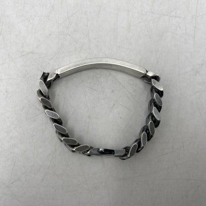 【中古品】【メンズ/レディース】 MM6 MAISON MARGIELA エムエムシックス メゾン マルジェラ SM6UY0049 CLASSIC CHAIN BRACELET クラシック チェーン ブレスレット アクセサリー 192-260109-cs-04-izu カラー：シルバー 万代Net店