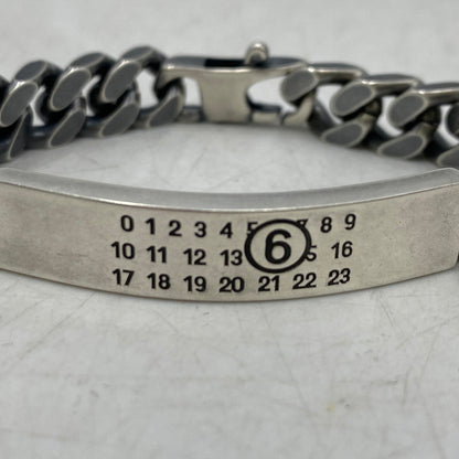 【中古品】【メンズ/レディース】 MM6 MAISON MARGIELA エムエムシックス メゾン マルジェラ SM6UY0049 CLASSIC CHAIN BRACELET クラシック チェーン ブレスレット アクセサリー 192-260109-cs-04-izu カラー：シルバー 万代Net店