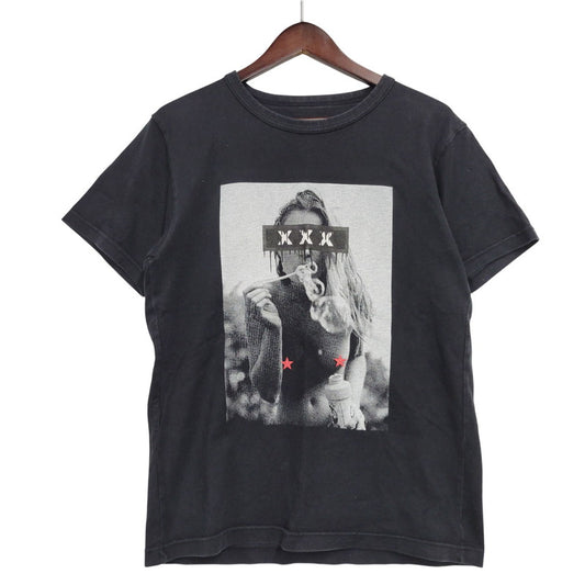 【中古品】【メンズ】 GOD SELECTION XXX ゴッド セレクション トリプルエックス NUDE RADY PHOTO T-SHIRT ヌード レディ フォト Tシャツ トップス 半袖 142-260110-cs-10-izu サイズ：M カラー：ブラック 万代Net店