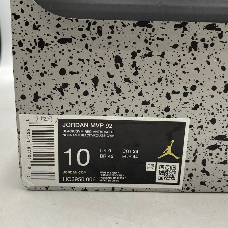 【中古品】【メンズ】 HQ3950-006 AIR JORDAN エアジョーダン MVP 92 スニーカー シューズ 靴 160-260109-cs-01-izu サイズ：28cm カラー：BLACK/GYM RED-ANTHRACITE 万代Net店