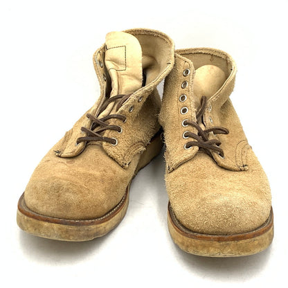 【現状渡し品】【メンズ/レディース】 USA製 四角犬タグ SUEDE IRISH SETTER BOOTS スエード アイリッシュ セッター ブーツ シューズ 靴 164-260111-ya-02-izu サイズ：8E カラー：ベージュ 万代Net店