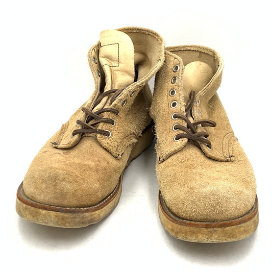 【現状渡し品】【メンズ/レディース】 USA製 四角犬タグ SUEDE IRISH SETTER BOOTS スエード アイリッシュ セッター ブーツ シューズ 靴 164-260111-ya-02-izu サイズ：8E カラー：ベージュ 万代Net店