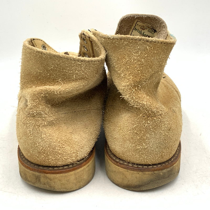 【現状渡し品】【メンズ/レディース】 USA製 四角犬タグ SUEDE IRISH SETTER BOOTS スエード アイリッシュ セッター ブーツ シューズ 靴 164-260111-ya-02-izu サイズ：8E カラー：ベージュ 万代Net店
