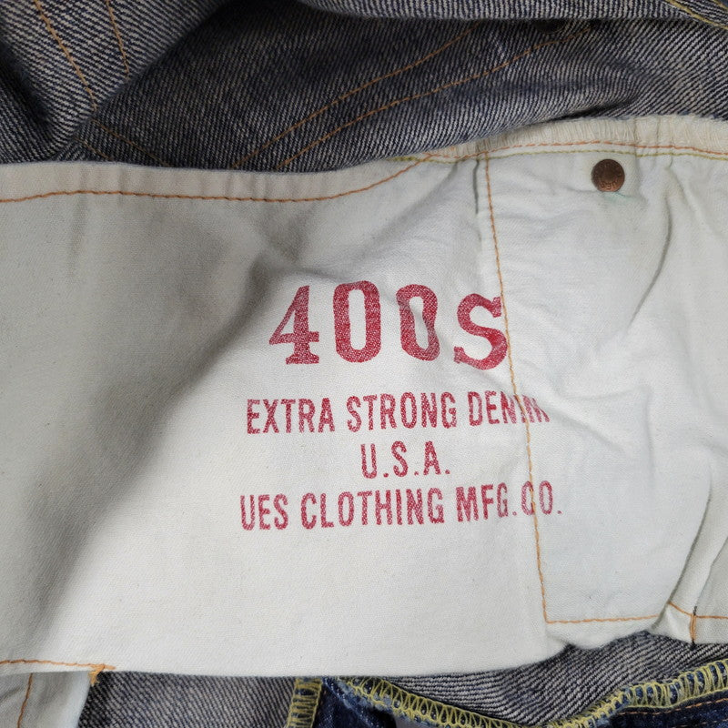 【中古品】【メンズ】 UES ウエス SLIM STRAIGHT DENIM PANTS LOT400S スリム ストレート デニムパンツ 日本製 ジーンズ ボトムス 156-260119-as-25-izu サイズ：30 カラー：インディゴ 万代Net店