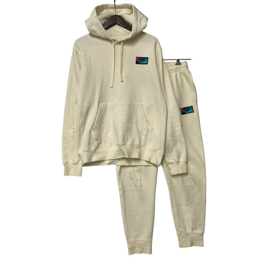 【中古品】【メンズ】 FB8440-113 FB8438-113 SWEAT SET-UP スウェット セットアップ 148-260111-ya-08-izu サイズ：S カラー：クリーム 万代Net店