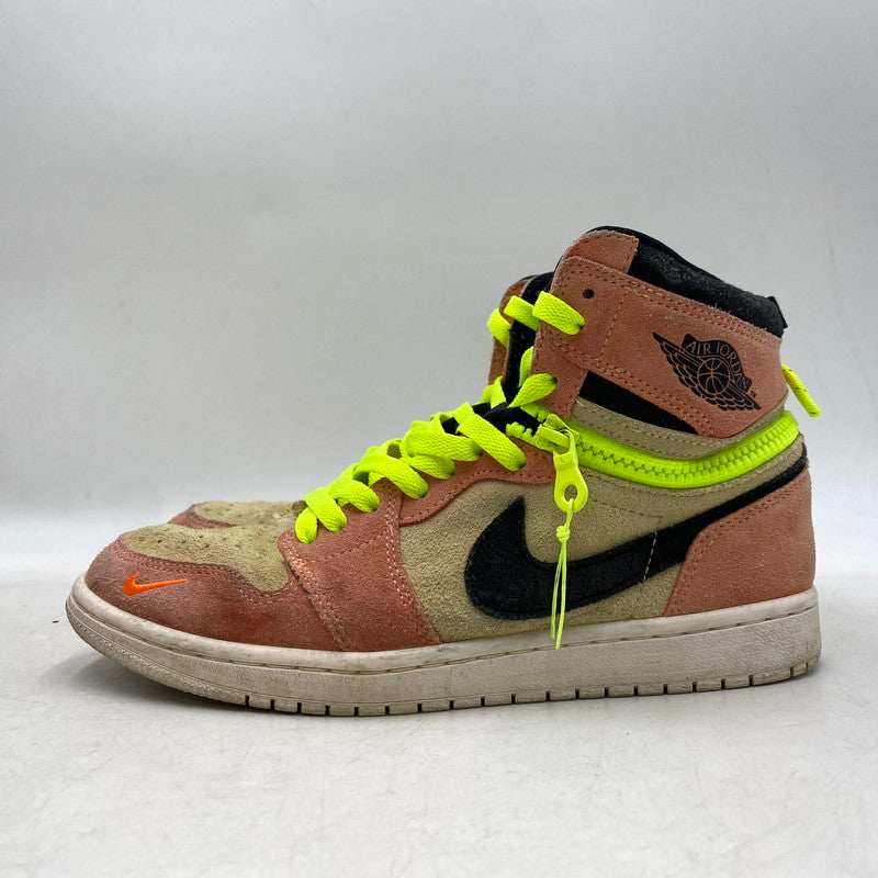 【現状渡し品】【メンズ/レディース】 CW6576-800 AIR JORDAN エアジョーダン 1 HIGH SWITCH ハイ スイッチ スニーカー シューズ 靴 160-260111-ya-18-izu サイズ：26cm カラー：APRICOT AGATE/BLACK－LEMON DROP 万代Net店