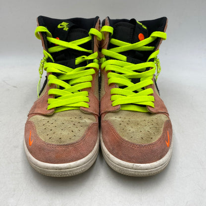 【現状渡し品】【メンズ/レディース】 CW6576-800 AIR JORDAN エアジョーダン 1 HIGH SWITCH ハイ スイッチ スニーカー シューズ 靴 160-260111-ya-18-izu サイズ：26cm カラー：APRICOT AGATE/BLACK－LEMON DROP 万代Net店