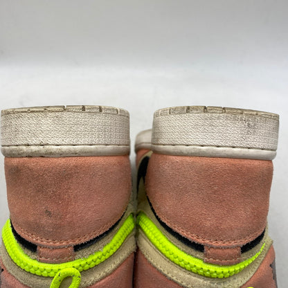 【現状渡し品】【メンズ/レディース】 CW6576-800 AIR JORDAN エアジョーダン 1 HIGH SWITCH ハイ スイッチ スニーカー シューズ 靴 160-260111-ya-18-izu サイズ：26cm カラー：APRICOT AGATE/BLACK－LEMON DROP 万代Net店
