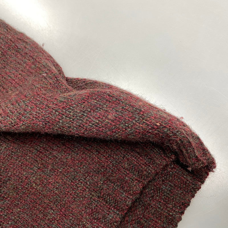 【中古品】【メンズ】 USA製 V-NECK ブイネック WOOL KNIT SWEATER ウール ニット セーター 146-260111-ya-14-izu サイズ：XL カラー：赤茶系 万代Net店