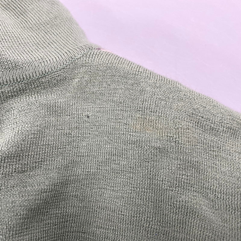 【中古品】【レディース】 CHRISTIAN DIOR SPORTS クリスチャンディオール スポーツ WOOL POLO KNIT SWEATER ウール ポロ ニット セーター 168-260111-ya-15-izu サイズ：L カラー：グリーン 万代Net店