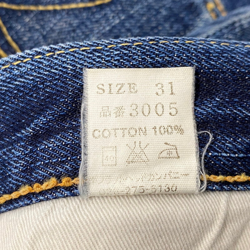 【現状渡し品】【メンズ】 DENIM PANTS LOT3005 デニムパンツ ジーンズ ボトムス 156-260117-as-08-izu サイズ：W31 カラー：インディゴ 万代Net店