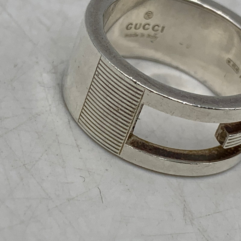 【中古品】【メンズ/レディース】 SV925 BRANDED G RING ブランデッド ジー リング 指輪 アクセサリー 182-260113-cs-12-izu サイズ：9 カラー：シルバー 万代Net店