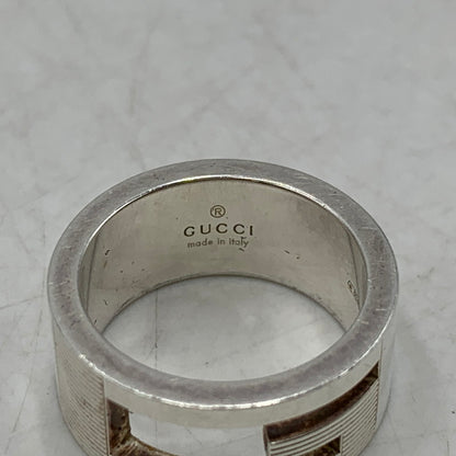 【中古品】【メンズ/レディース】 SV925 BRANDED G RING ブランデッド ジー リング 指輪 アクセサリー 182-260113-cs-12-izu サイズ：9 カラー：シルバー 万代Net店