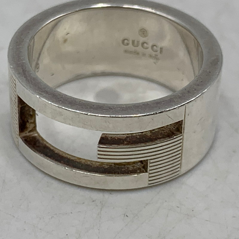 【中古品】【メンズ/レディース】 SV925 BRANDED G RING ブランデッド ジー リング 指輪 アクセサリー 182-260113-cs-12-izu サイズ：9 カラー：シルバー 万代Net店
