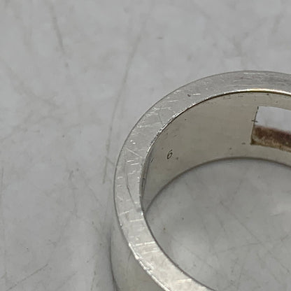 【中古品】【メンズ/レディース】 SV925 BRANDED G RING ブランデッド ジー リング 指輪 アクセサリー 182-260113-cs-12-izu サイズ：9 カラー：シルバー 万代Net店