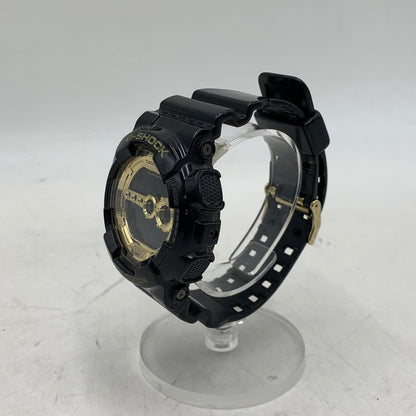 【中古品】【メンズ/レディース】 GD-100GB-1JF GD-100 SERIES シリーズ デジタル腕時計 時計 196-260113-cs-13-izu サイズ：55 × 51.2 × 17.4 mm カラー：ブラック/ゴールド 万代Net店