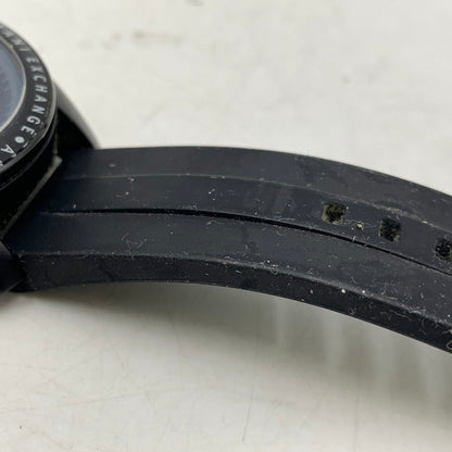 【現状渡し品】【メンズ/レディース】 ARMANI EXCHANGE アルマーニ エクスチェンジ AX1301 黒文字盤 QUARTZ クオーツ 腕時計 197-260113-cs-14-izu カラー：ブラック 万代Net店
