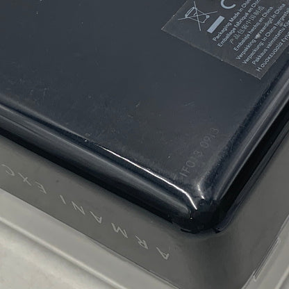 【現状渡し品】【メンズ/レディース】 ARMANI EXCHANGE アルマーニ エクスチェンジ AX1301 黒文字盤 QUARTZ クオーツ 腕時計 197-260113-cs-14-izu カラー：ブラック 万代Net店