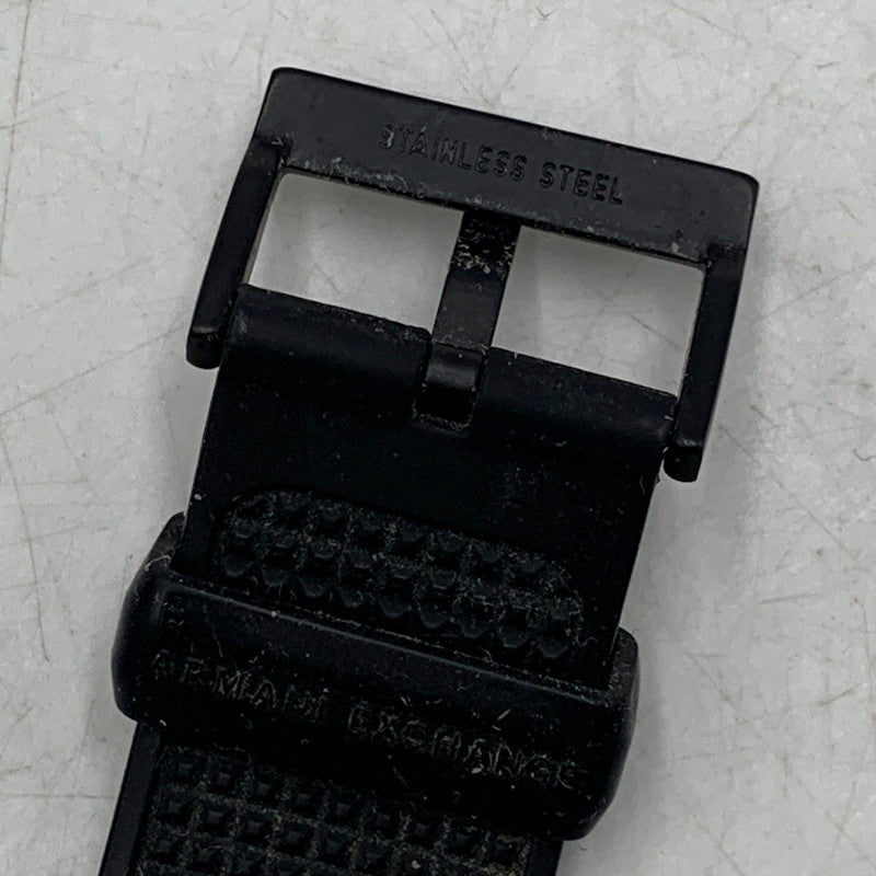 【現状渡し品】【メンズ/レディース】 ARMANI EXCHANGE アルマーニ エクスチェンジ AX1301 黒文字盤 QUARTZ クオーツ 腕時計 197-260113-cs-14-izu カラー：ブラック 万代Net店