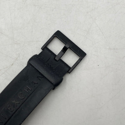 【現状渡し品】【メンズ/レディース】 ARMANI EXCHANGE アルマーニ エクスチェンジ AX1301 黒文字盤 QUARTZ クオーツ 腕時計 197-260113-cs-14-izu カラー：ブラック 万代Net店