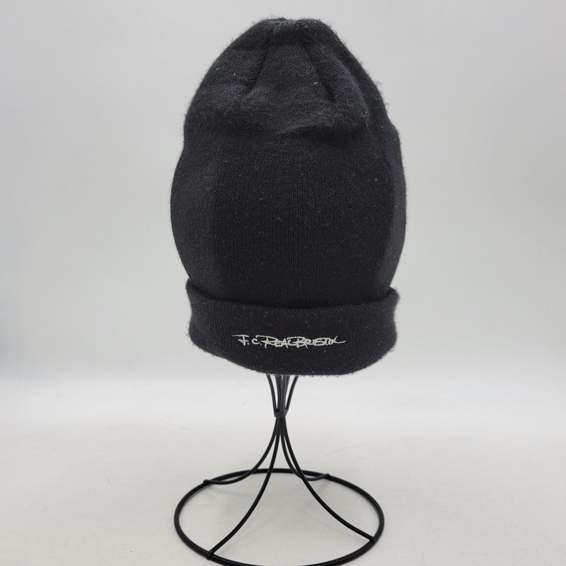 【中古品】【メンズ/レディース】 F.C.R.B.×NEWERA エフシーアールビー×ニューエラ 24AW TAGGING KNIT CAP タギング ニットキャップ FCRB-242113 帽子 185-260119-yn-08-izu サイズ：F カラー：ブラック 万代Net店