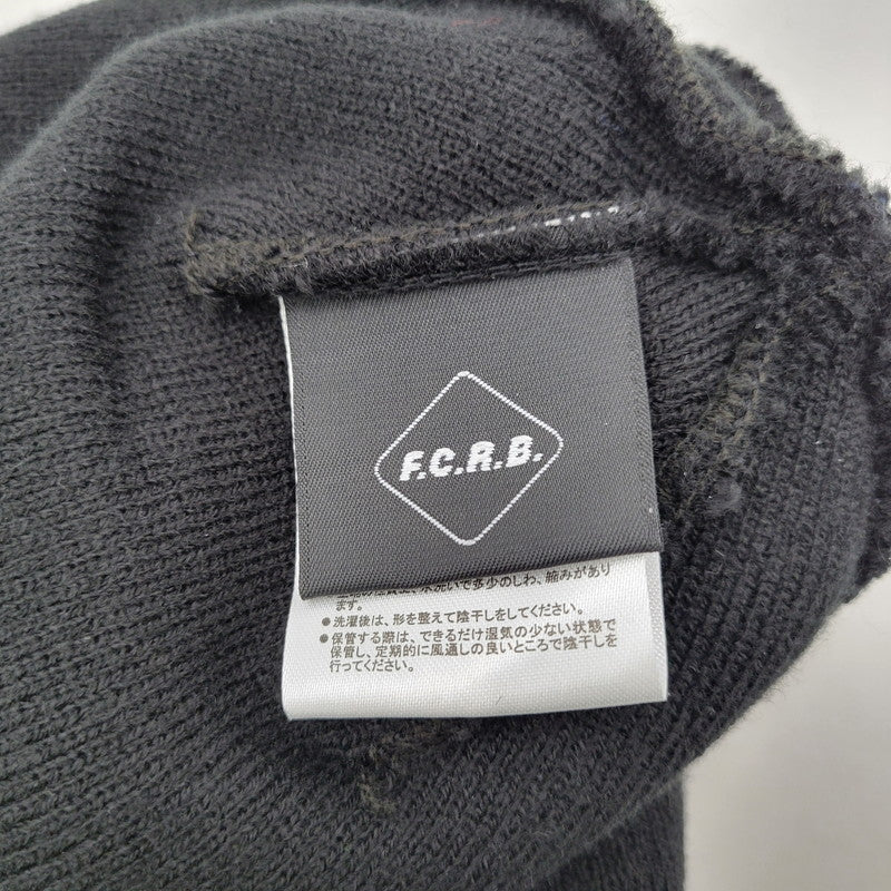 【中古品】【メンズ/レディース】 F.C.R.B.×NEWERA エフシーアールビー×ニューエラ 24AW TAGGING KNIT CAP タギング ニットキャップ FCRB-242113 帽子 185-260119-yn-08-izu サイズ：F カラー：ブラック 万代Net店