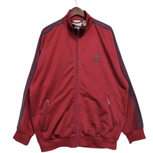 【現状渡し品】【メンズ】 OLD ADIDAS オールド アディダス TRACK JACKET トラックジャケット 146-260112-as-17-izu サイズ：XO カラー：ボルドー 万代Net店