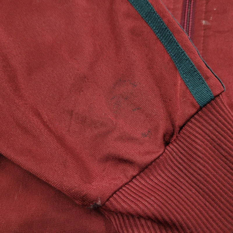 【現状渡し品】【メンズ】 OLD ADIDAS オールド アディダス TRACK JACKET トラックジャケット 146-260112-as-17-izu サイズ：XO カラー：ボルドー 万代Net店