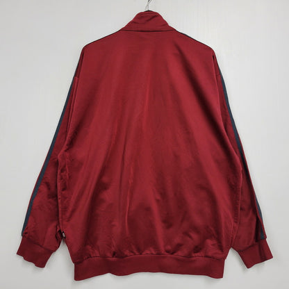 【現状渡し品】【メンズ】 OLD ADIDAS オールド アディダス TRACK JACKET トラックジャケット 146-260112-as-17-izu サイズ：XO カラー：ボルドー 万代Net店