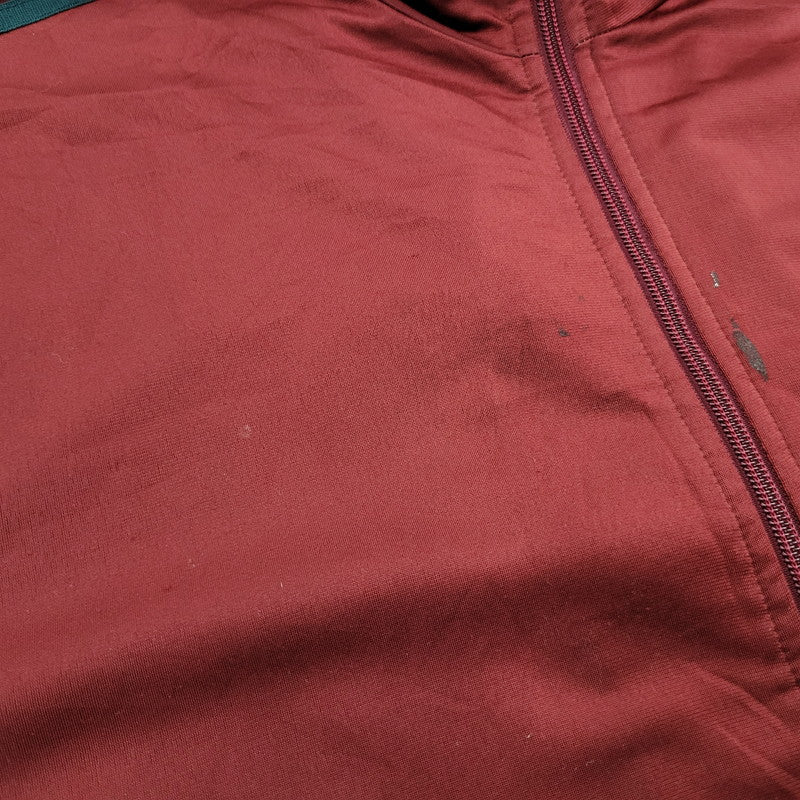 【現状渡し品】【メンズ】 OLD ADIDAS オールド アディダス TRACK JACKET トラックジャケット 146-260112-as-17-izu サイズ：XO カラー：ボルドー 万代Net店