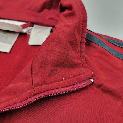 【現状渡し品】【メンズ】 OLD ADIDAS オールド アディダス TRACK JACKET トラックジャケット 146-260112-as-17-izu サイズ：XO カラー：ボルドー 万代Net店