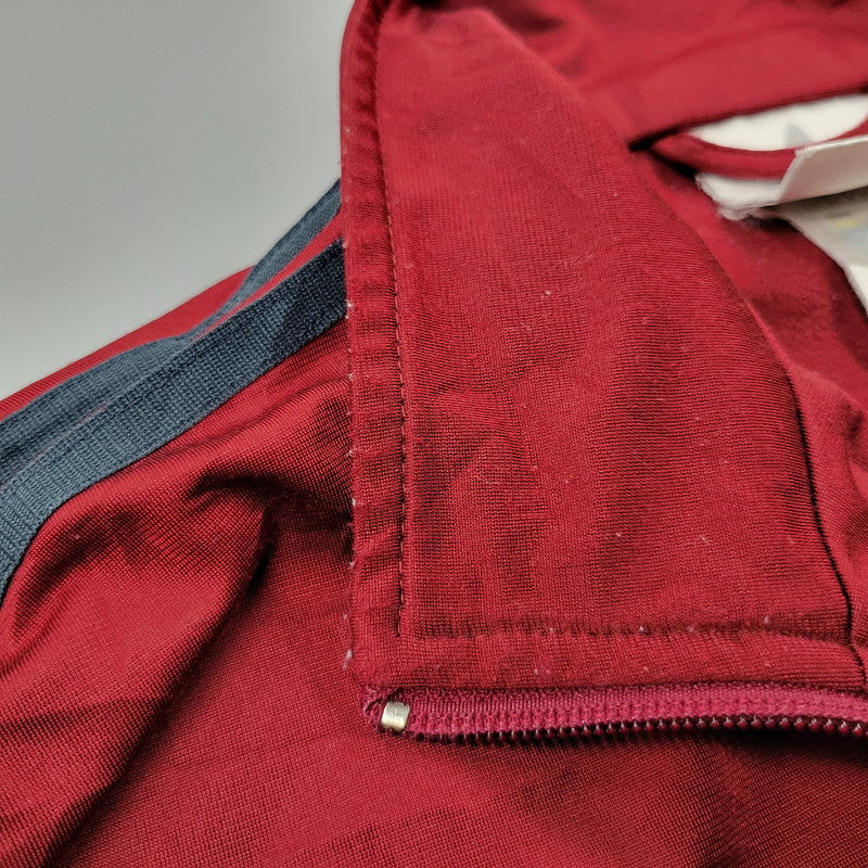 【現状渡し品】【メンズ】 OLD ADIDAS オールド アディダス TRACK JACKET トラックジャケット 146-260112-as-17-izu サイズ：XO カラー：ボルドー 万代Net店