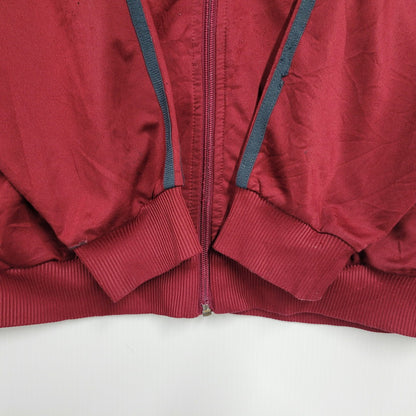 【現状渡し品】【メンズ】 OLD ADIDAS オールド アディダス TRACK JACKET トラックジャケット 146-260112-as-17-izu サイズ：XO カラー：ボルドー 万代Net店