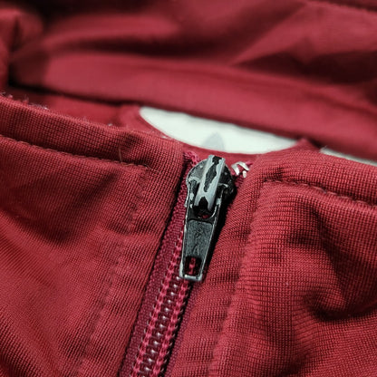 【現状渡し品】【メンズ】 OLD ADIDAS オールド アディダス TRACK JACKET トラックジャケット 146-260112-as-17-izu サイズ：XO カラー：ボルドー 万代Net店
