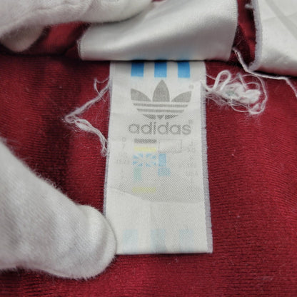 【現状渡し品】【メンズ】 OLD ADIDAS オールド アディダス TRACK JACKET トラックジャケット 146-260112-as-17-izu サイズ：XO カラー：ボルドー 万代Net店