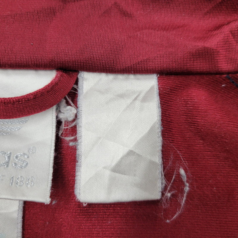 【現状渡し品】【メンズ】 OLD ADIDAS オールド アディダス TRACK JACKET トラックジャケット 146-260112-as-17-izu サイズ：XO カラー：ボルドー 万代Net店