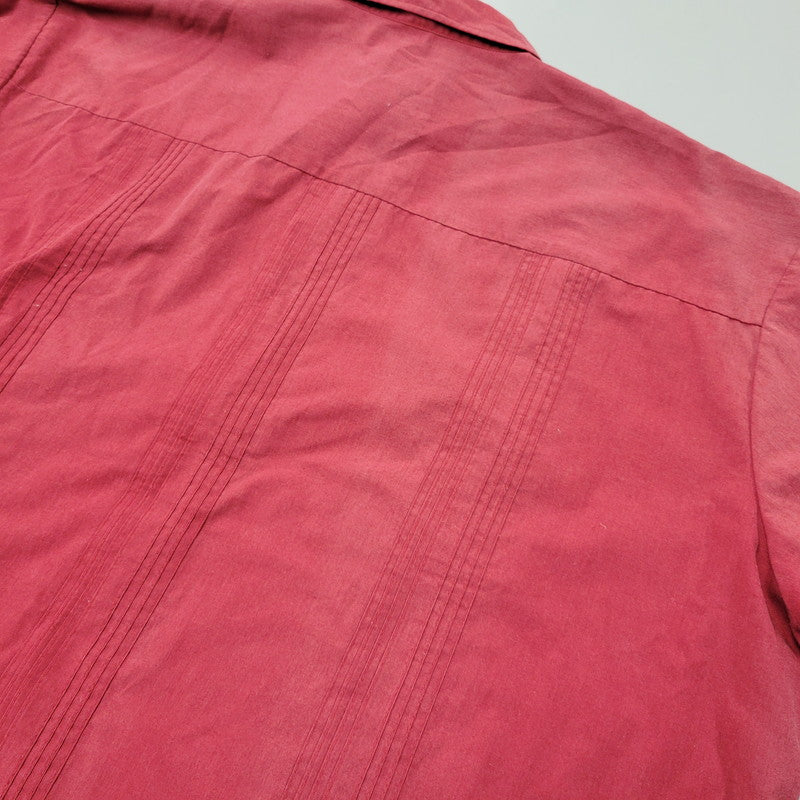 【中古品】【メンズ】 KING SIZE キングサイズ CUBA LS SHIRT キューバ ロングスリーブ シャツ 長袖 トップス 146-260111-as-03-izu カラー：レッド 万代Net店