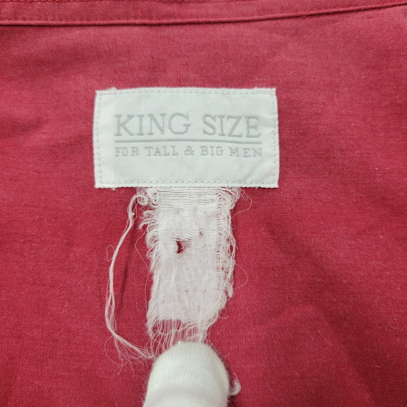 【中古品】【メンズ】 KING SIZE キングサイズ CUBA LS SHIRT キューバ ロングスリーブ シャツ 長袖 トップス 146-260111-as-03-izu カラー：レッド 万代Net店