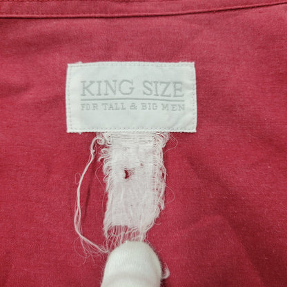 【中古品】【メンズ】 KING SIZE キングサイズ CUBA LS SHIRT キューバ ロングスリーブ シャツ 長袖 トップス 146-260111-as-03-izu カラー：レッド 万代Net店