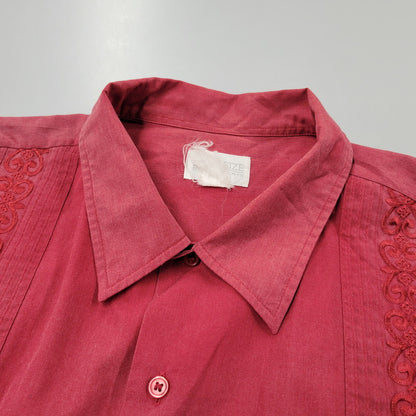 【中古品】【メンズ】 KING SIZE キングサイズ CUBA LS SHIRT キューバ ロングスリーブ シャツ 長袖 トップス 146-260111-as-03-izu カラー：レッド 万代Net店