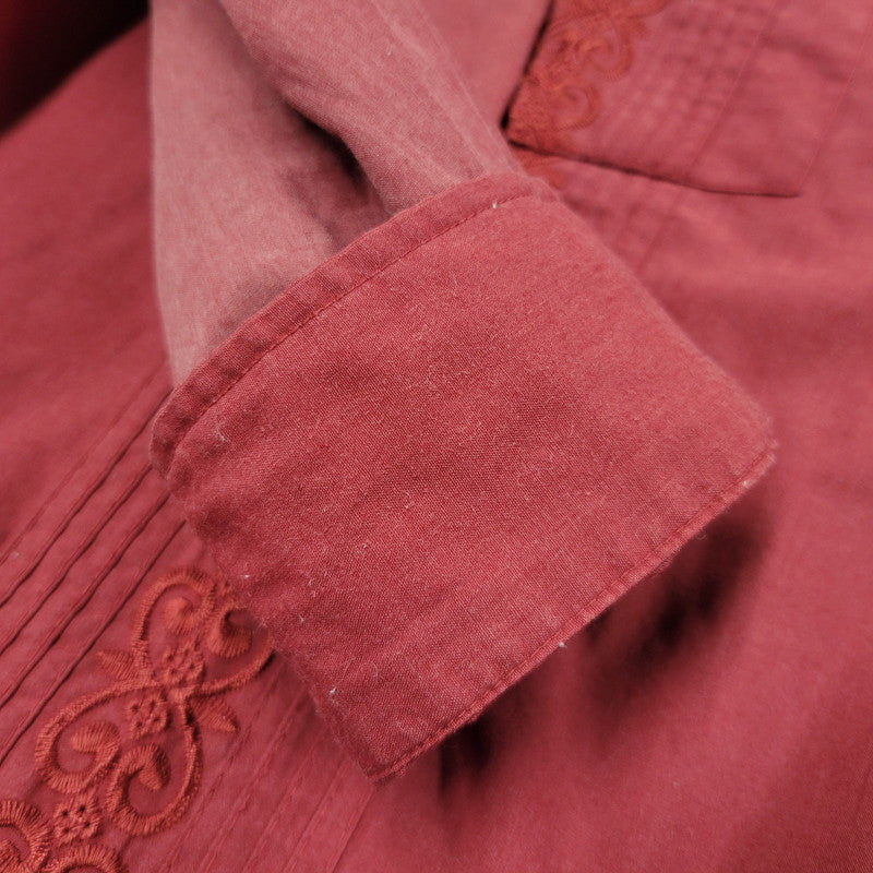 【中古品】【メンズ】 KING SIZE キングサイズ CUBA LS SHIRT キューバ ロングスリーブ シャツ 長袖 トップス 146-260111-as-03-izu カラー：レッド 万代Net店