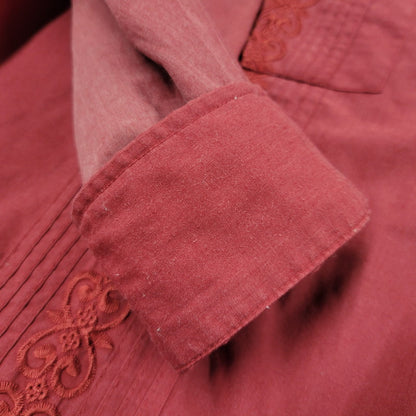 【中古品】【メンズ】 KING SIZE キングサイズ CUBA LS SHIRT キューバ ロングスリーブ シャツ 長袖 トップス 146-260111-as-03-izu カラー：レッド 万代Net店