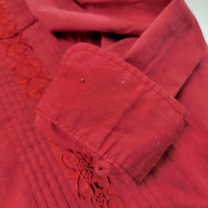 【中古品】【メンズ】 KING SIZE キングサイズ CUBA LS SHIRT キューバ ロングスリーブ シャツ 長袖 トップス 146-260111-as-03-izu カラー：レッド 万代Net店