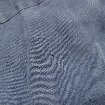 【中古品】【メンズ】 LINEN OPEN COLLAR LS SHIRT リネン オープンカラーシャツ 長袖 トップス 146-260112-as-13-izu サイズ：XXL カラー：ブルー 万代Net店