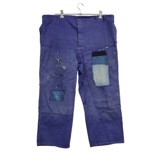 【現状渡し品】【メンズ】 USED EURO VINTAGE ユーロヴィンテージ PATCHWORK WORK PANTS パッチワークパンツ ボトムス 157-260112-as-24-izu カラー：ネイビー系 万代Net店
